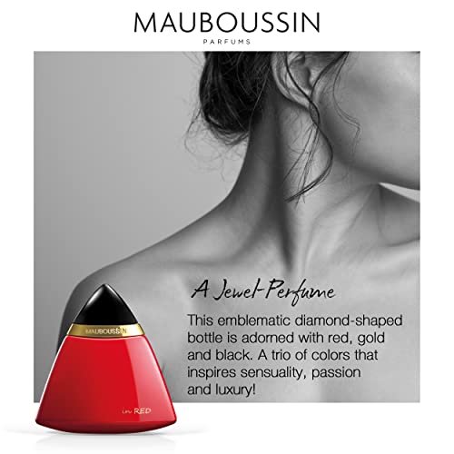 Mauboussin - In Red 100ml (3.3 Fl Oz) - Eau de Parfum for Women - Oriental, Floral & Woody Scents - Image 6