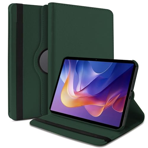 Image of TGK 360 Rotatable Smart Flip Cover for Xiaomi Redmi Pad 2 11 inch Tablet Case (Dark Green)
