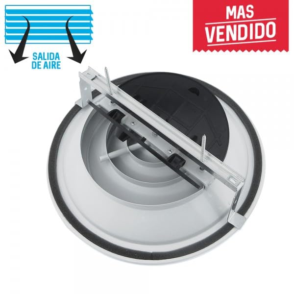 Bilake Difusores Circulares de ventilación Aluminio con regulación de caudal