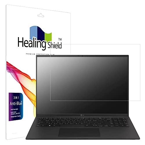 Healingshield XLV[tیtB Screen Protector Eye Protection Anti UV Blue Ray Film Compatible with LG Gram 16Z90Q 16ZD90Q