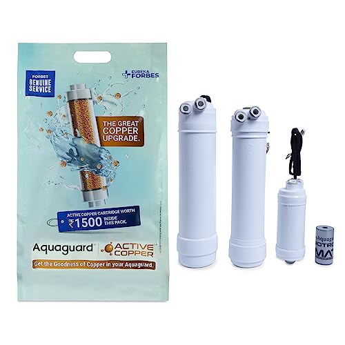 Image of Eureka Forbes Dr. Aquaguard Classic+ UV KIT Genuine Aquaguard Cartridge Compatible with AG Classic UV /AG UV Booster /AG UV Classic Builder|with Active Copper| Long Lasting Cartridge 6000L