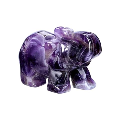 CrystalTears Amethyst Elephant Figurine Gift Cover