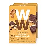 WW Chocolate Peanut Butter Pie Mini Bar - Kosher, 2 SmartPoints - 2 Boxes (24 Count Total) - Weight Watchers Reimagined