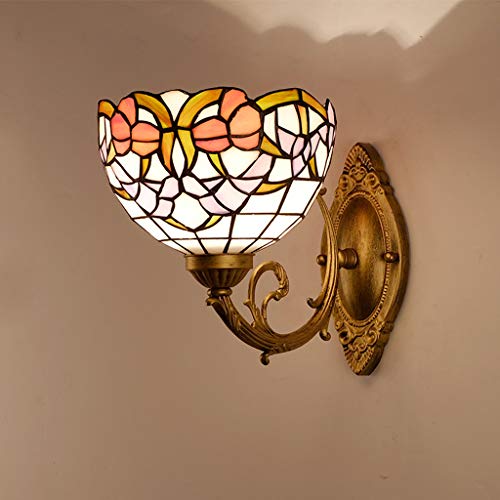 Lámparas retro de vitral Tiffany para crear un ambiente acogedor en el dormitorio 2