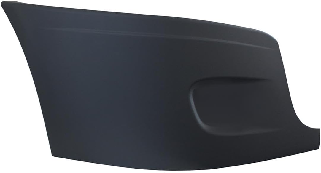 United Pacific 20847 Bumper End, RH, without Fog Light Hole, for 2008-2017 Freightliner Cascadia