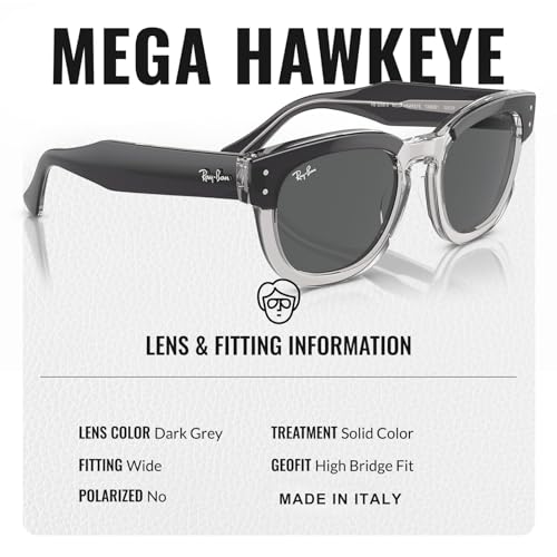 Ray-Ban RB0298S MEGA HAWKEYE Square Shaped Sunglasses for Men & Women with Official RAYBAN Eyewear Kit4