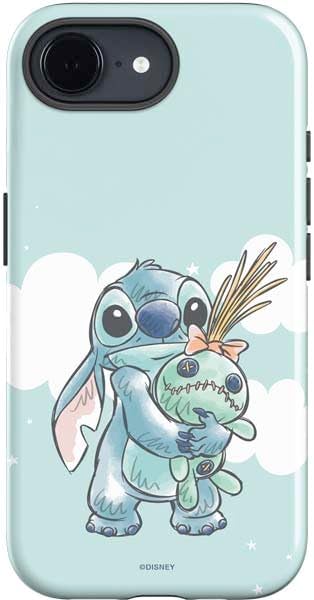 Skinit Impact Phone Case Compatible with iPhone 16e - Officially Licensed Disney Lilo and Stitch Stitch and Scrump Design