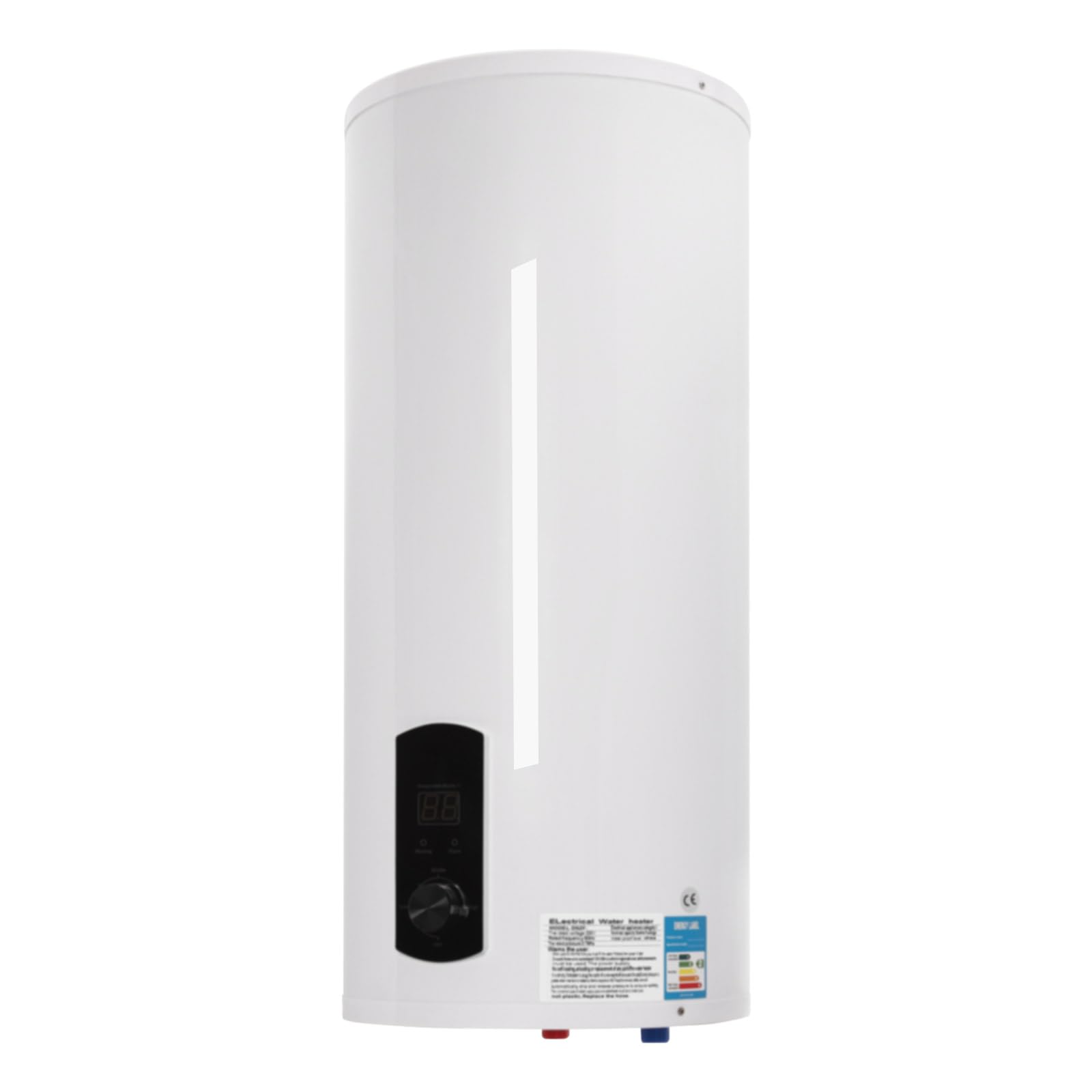 Elektryczny zbiornik ciepłej wody, 2 kW, wiszący, elektryczny zbiornik ciepłej wody, bojler wody, podgrzewacz wody, bojler do prysznica (100 l)
