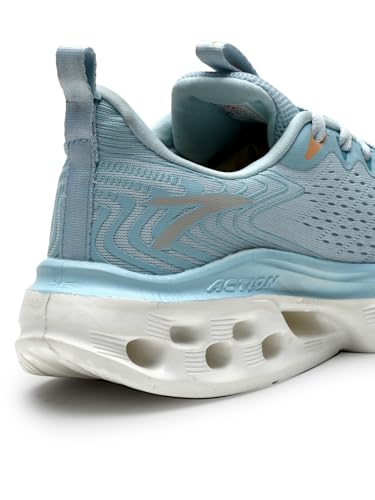 Image of Action | Athleo | KIA-212 | Women's | Lace-Up | Running | Shoes | Comfortable | Trendy | Lightweight | Durable | Sports | Shoes ICE-Blue