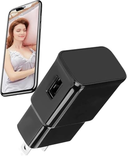ZHOLIRNI USB Charger Hidden Camera 1080P Indoor Security Camera with Night Vision and Motion Detection for Home & Baby Monitor