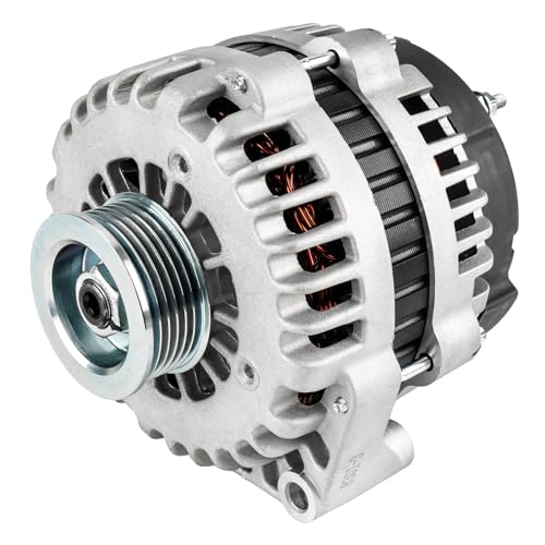 Image of PHILTOP 8301N New Alternator Compatible with 2008-2009 Chevrolet Silverado 1500, 2007, 2010-2013 Chevrolet Silverado 1500 V8 5.3L, 160Amp High Output Alternator Replace 8400185 8400024 8301N