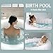 fhgnysm Birth Pool in Marshmallow, Comfortable Birthing Pool, Home Water Birth Kit Approved by Doulas and Midwives, Essential for Home Birth, Water Birth Tub, Portable and Easy to Set up
