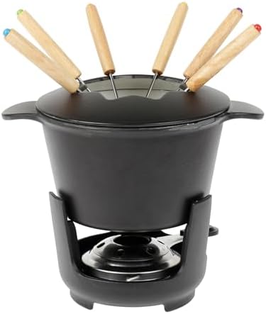 Sitram 713351 Service à fondue 10 pièces en Fonte d'acier émaillé...