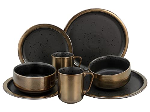 CreaTable, 23593, Serie MODERN INDUSTRIAL, schwarz, 8-teiliges...