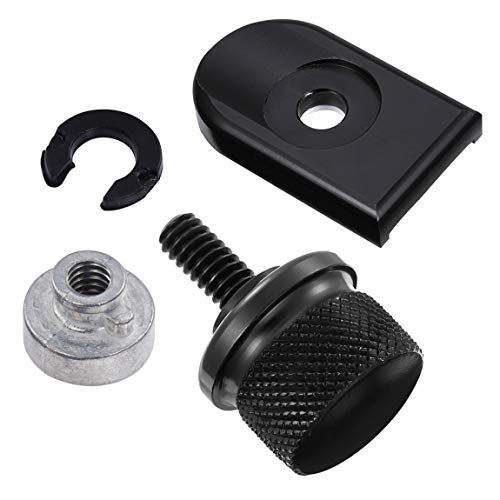 Pbymt Rear Seat Bolt Quick Release Seat Tab Cover Screws Hardware Kit Compatible For Harley Road King Street Electra Glide Dyna Softail 1997-2023 #TOP6