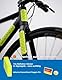 Fahrrad Abschleppseil Kinder 2.5M, Zugseil für Kinderrad & MTB, 120kg Tragkraft, Rückzugsmechanismus, inkl. Deutschland-Flaggenpin & 10x Reflektoren