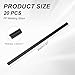 MECCANIXITY 20pcs Plastic Welding Rods, 8 Inch PP Welding Strips 1/4