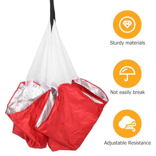 Toddmomy Running Resistance Parachute for Sprint Training Speed Training Tool for Soccer and Athletics Strength and Explosiveness Outdoor Workouts - Thumbnail 6