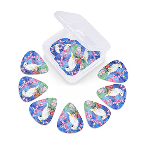 Ensemble de 12 médiators de guitare de belle fleur d’oiseau cacatoès pour guitare acoustique, guitare électrique… - Les Beatles, Paul McCartney, John Lennon, RIngo Starr, George Harrison Ensemble de 12 médiators de guitare de belle fleur d'oiseau cacatoès pour guitare acoustique, guitare électrique… – Image 7