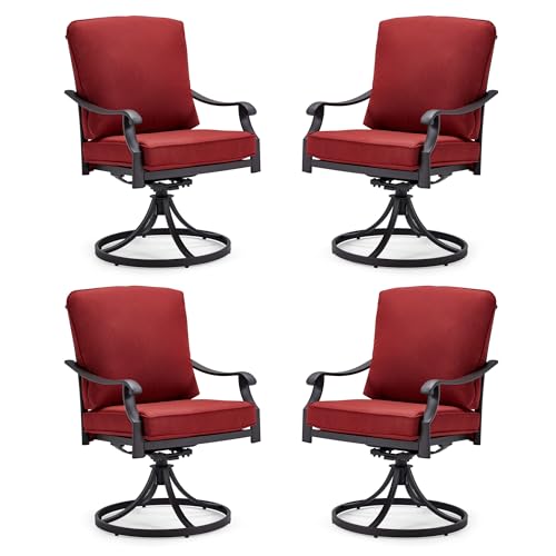 MELLCOM Outdoor Dining Chair Set