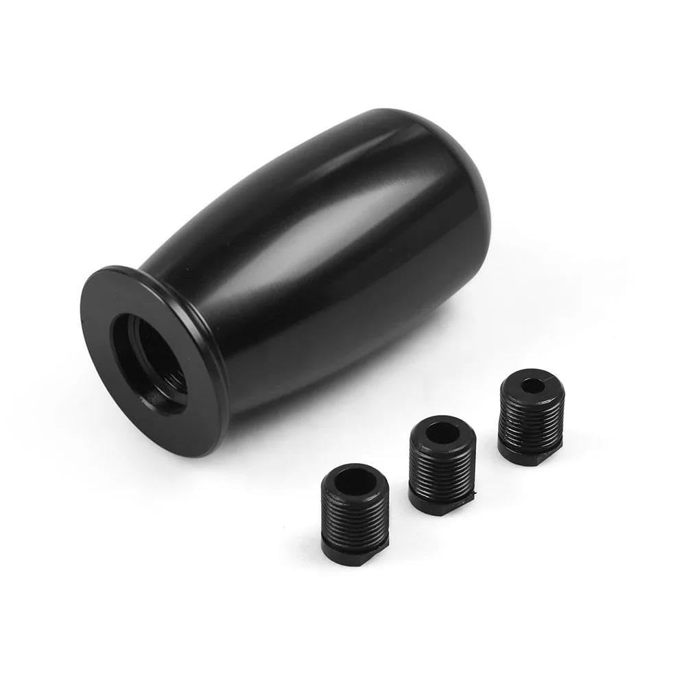 HYASDBWE Gear Shift Handball Universal 76MM Gear Shift Knob Manual Transmission Aluminum Shifter Lever Knob Gear Shifter Parts(Black)