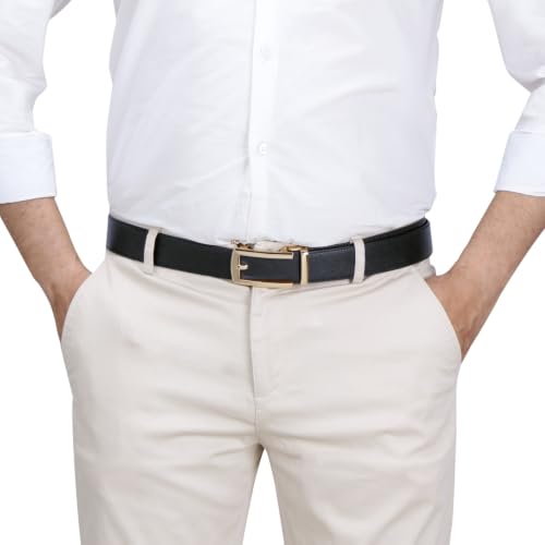 Image of Labnoft Men's PU Leather Auto-lock Belt