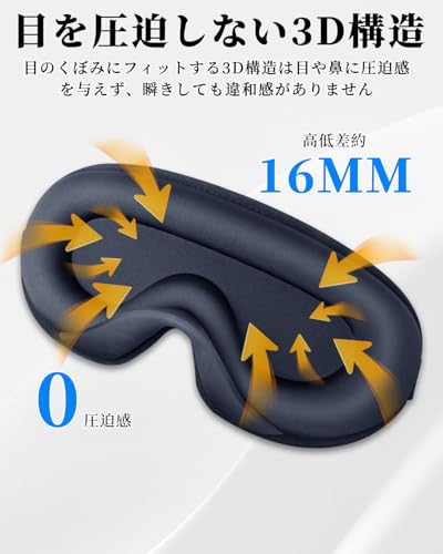 GOODNEW アイマスク 睡眠用 3D立体