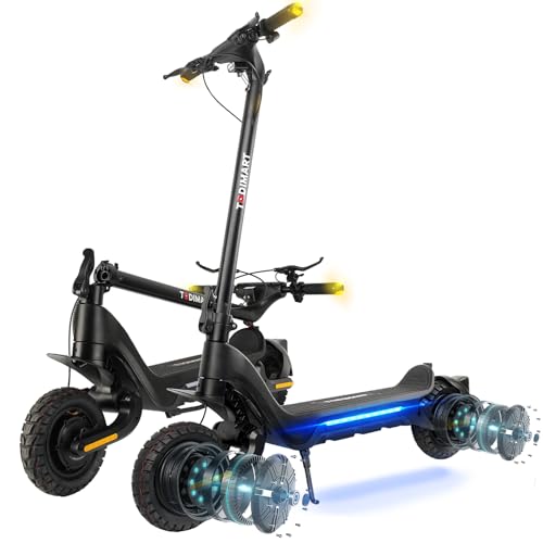 TODIMART X5S Patinete Eléctrico Adultos, 2OOOW de Potencia, Autonomía 60-70KM,48V/18.2Ah Batería, Doble Frenos de Disco/Plegable Scooter Electrico con App