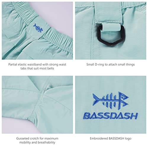 Bassdash Youth 5" Fishing Shorts Upf 50+ Water Resistant Quick Dry Boys Girls Hiking Cargo Shorts With Pockets Fp03Y #TOP5