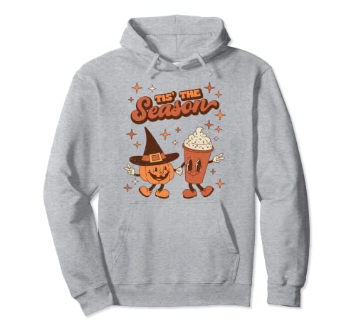 Tis The Season Pumpkin Spice Funny Fall Vibes Otoño Retro Sudadera con Capucha
