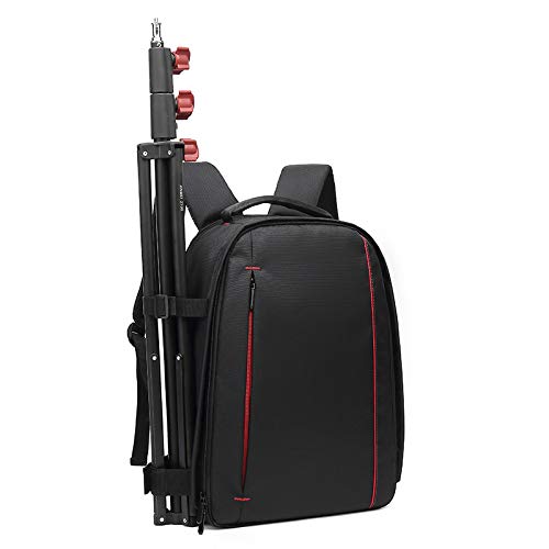 Mochila impermeable para cámara SLR/DSLR bolsón rojo miniatura 4