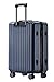 Münicase M816 TSA-Schloss Koffer Reisekoffer Trolley Kofferset Hardschale Boardcase (Dunkelblau, Großer Koffer)