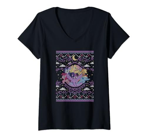 T-shirt pull moche Mon Petit Poney : le confort de Noël sans gratter