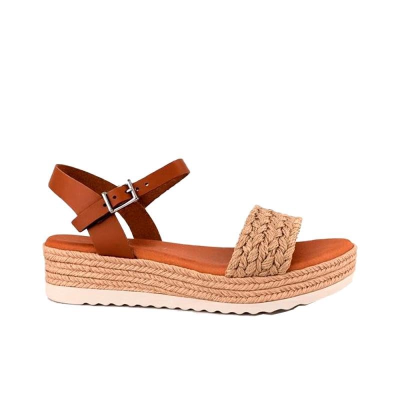Oh! My Sandals Sandalias Planas Mujer 6013 Cuero