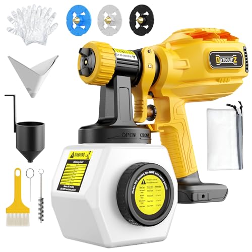 DIYtoolifz Cordless Paint Sprayer for Ma-kita 18v Battery(No Battery)