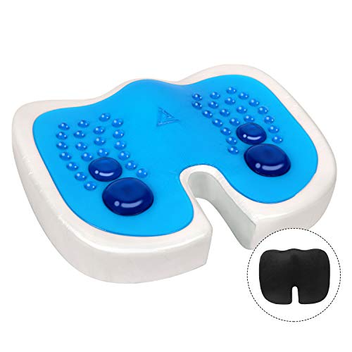 Zamufo Cuscino Ergonomico In Memory Foam Per Dolore Al Coccige – Sollievo Da Sciatica E Pressione, Con Fodera Lavabile (43x35x7.6 Cm) - 3