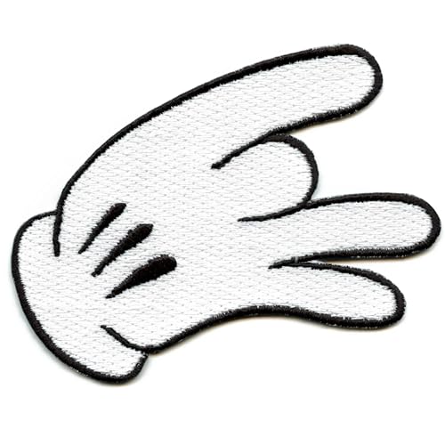 Triple D Dallas Hand With Glove Fingers Embroidered Iron On Patch