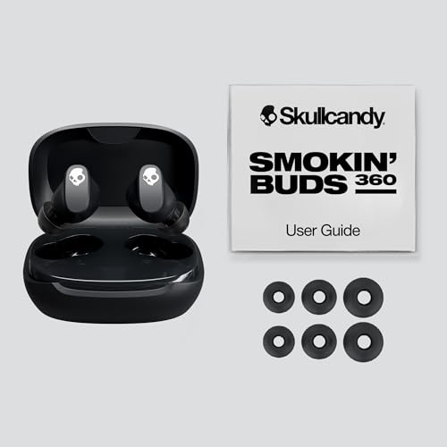 Skullcandy Smokin’ Buds 360 Wireless Noise Isolating Earbuds - True Black - image 6