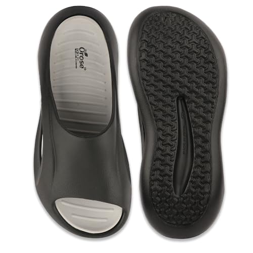 Image of Orose Men's and Boys' Lightweight EVA Slides | Soft Cushion Ergonomic Open Toe Slipper & Flip Flop with Anti-Skid Grip Sole for Indoor, Outdoor, Home & Daily Wear.