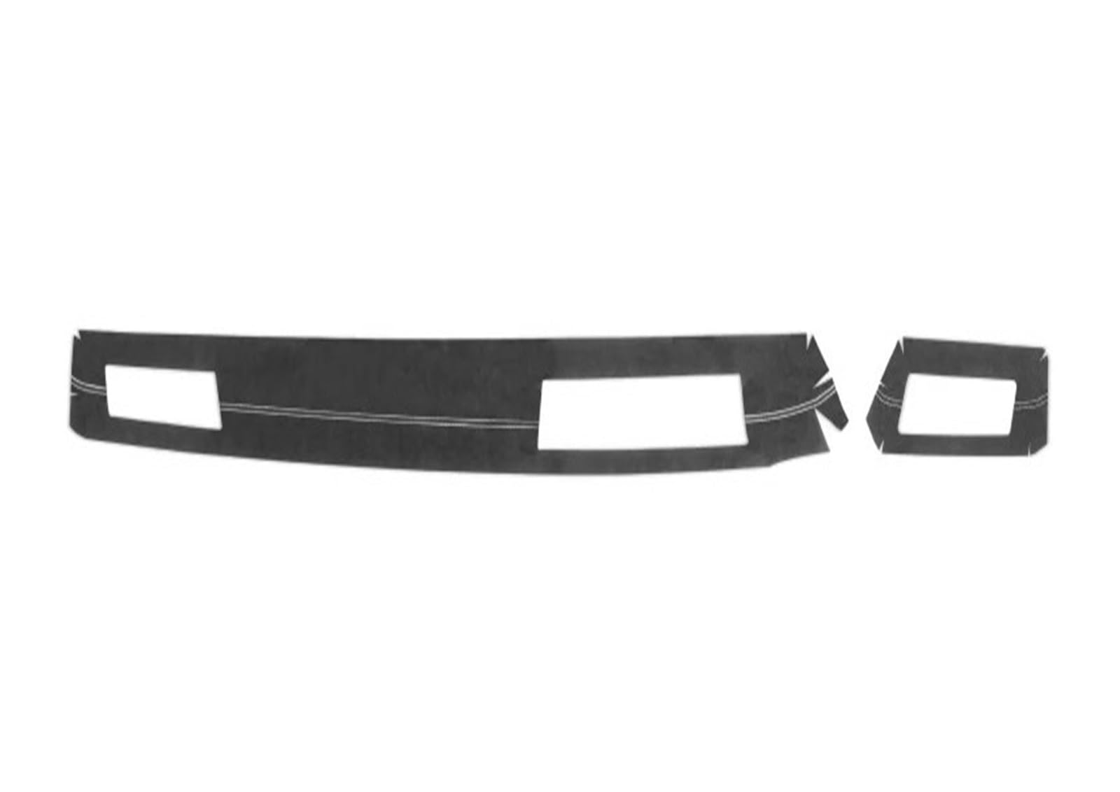 Car Interior Moulding Trim for BMW E60 Series 5 Dashboard Panel Instrument Trim Strip Sticker Car Interior Tuning Interior Accessories(White RHD)