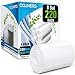 8 Gallon White Garbage Bags Kitchen Trash Bags Bathroom Plastic Wastebasket Can Liners for Home and Office Bins, 200 Count