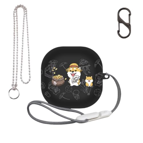 Galaxy Buds FE/Galaxy Buds2 Pro/Galaxy Buds Pro/Galaxy Buds2 / Galaxy Buds Live �Ή� �P�[�X �J�o�[ tpu�f�� �ی�P�[�X ���h�~ �����h�~ �ϏՌ� �h�� �h�o ������ �n��