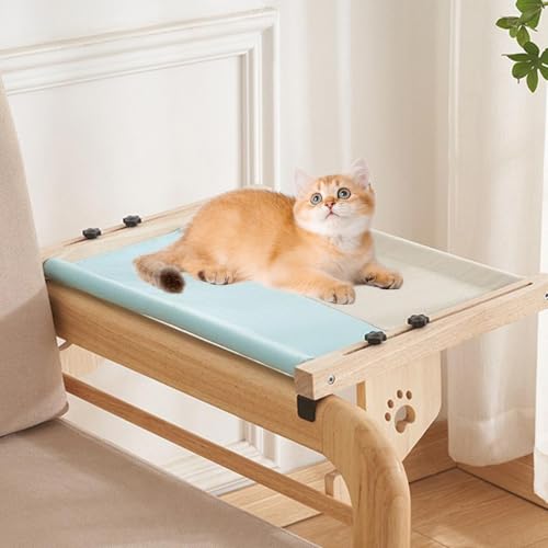 Cama de ventana para gatos y hamaca de interior ajustable multiusos 4