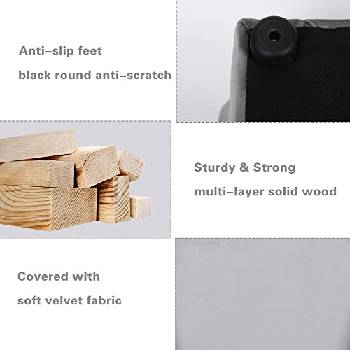 Bonrcea Kids Armchair,Sofa Chair,Toddler Couch Chair, Upholstered Chair With Ottoman (Grey)¡­ #TOP5