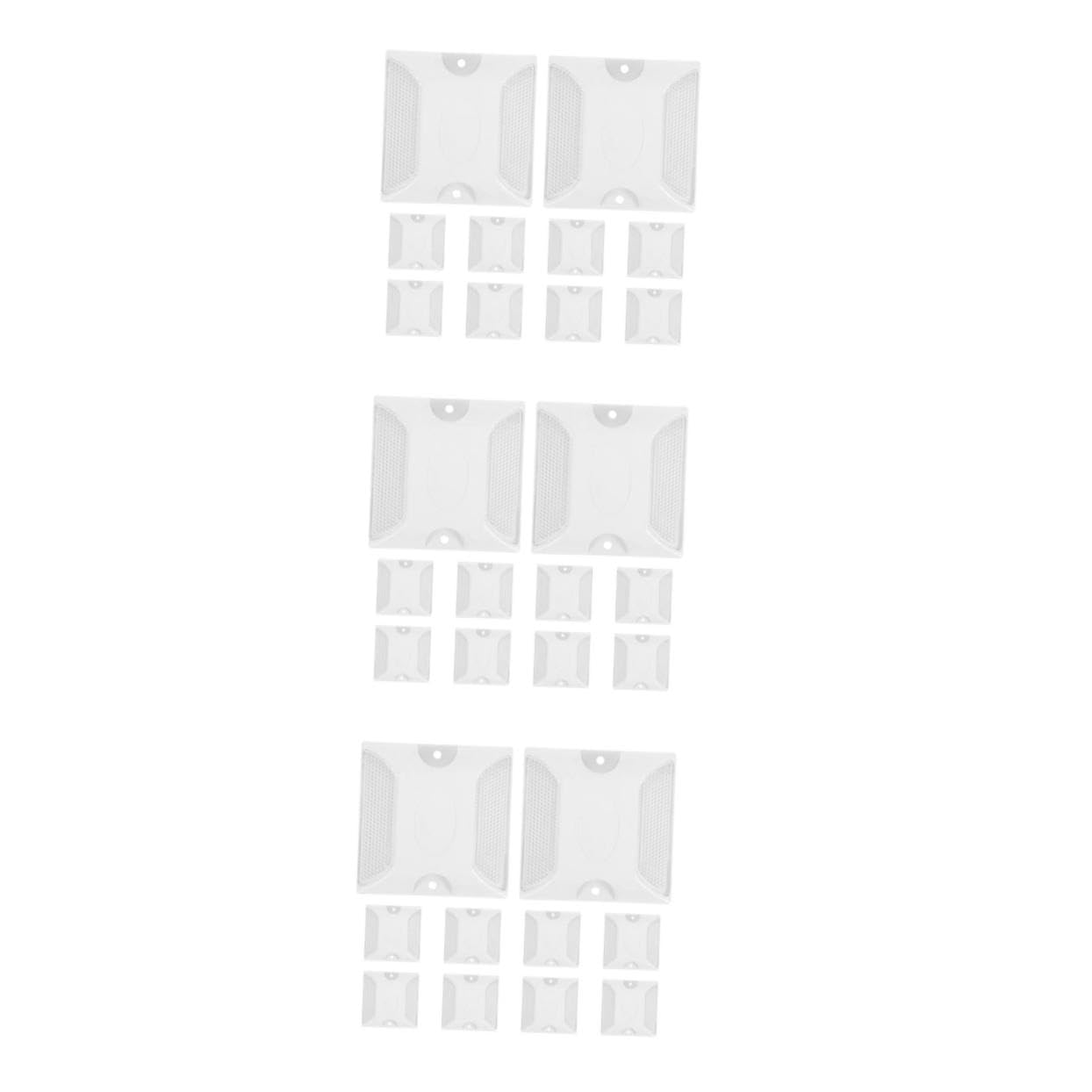 Anneome 3 series Postes De Entrada Para De Acceso Reflectores De Seguridad Para Pavimento Reflectores De Autopista Marcadores De Asfalto Marcadores De Calle 10 piezas x 3