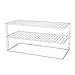 Panacea Grayline 40126, Large Two Shelf Organizer, White