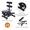 BESVIL-Stepper-ABS-Workout-Equipment-AB-Machine-Total-Body-Workout-Fitness-Exercise-Machine-Stepping-Exercise-Machine-for-Home-Gym-WorkoutBlack BESVIL Stepper ABS Workout Equipment AB Machine Total Body Workout Fitness Exercise Machine Stepping Exercise Machine for Home Gym Workout,Black