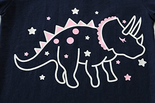 Little Hand Toddler Girls Pajamas Short Pjs Set Dinosaur Unicorn Jammies Cat Sleepwear Cotton Clothes 2-7 Years4