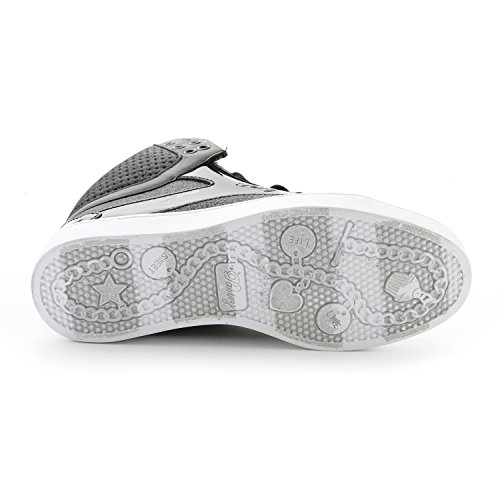 Pastry womens Pop Tart Glitter Women fashion sneakers, Black, 5 US