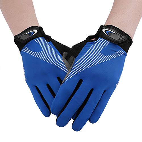 Image of Summer Cooling Cycling Gloves Full Finger Touch Screen for Women Men Breathable Non-slip Motorcycle Mountain Bike Riding Gloves Road Bicycle BMX Lifting Fitness Climbing Workout Exercise Golf Gloves